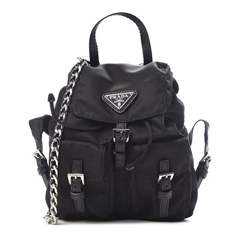 prada mini backpack with chain|prada mini crossbody backpack.